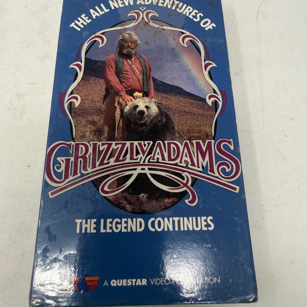Grizzly Adams The Legend Continues VHS 1994 Questar Video Gene Edwards Sealed